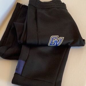 Adidas GVSU team track pants-scuba like fabric